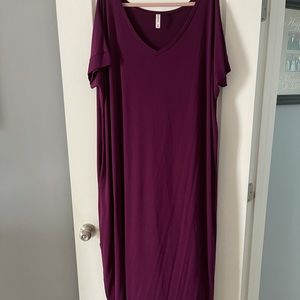 Plus Size Maxi T-Shirt Dress